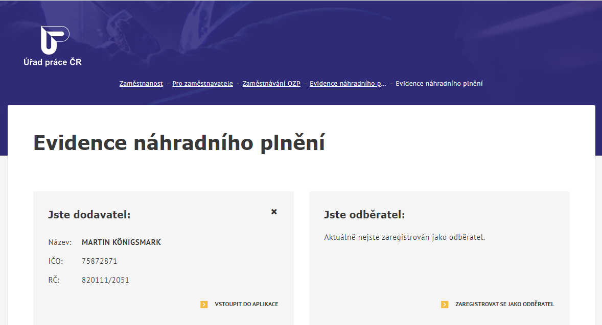 Dodávání řešení v režimu náhradního plnění